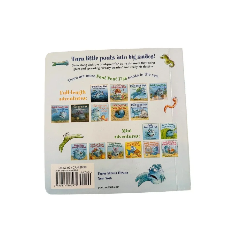 The Pout-Pout Fish Board Book Deborah Diesen Childrens Storybook Excellent